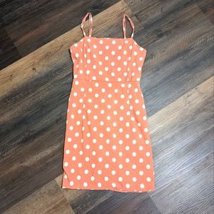 Forever 21 pink polka dot short dress small